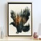 Forest Eagle Diamond Painting Kits for Adults, Animal DIY 5D Diamond Art Kits Full Drill Diamond Dots Paintings with Diamonds Gem Art and Crafts Home Decor 12x16inch